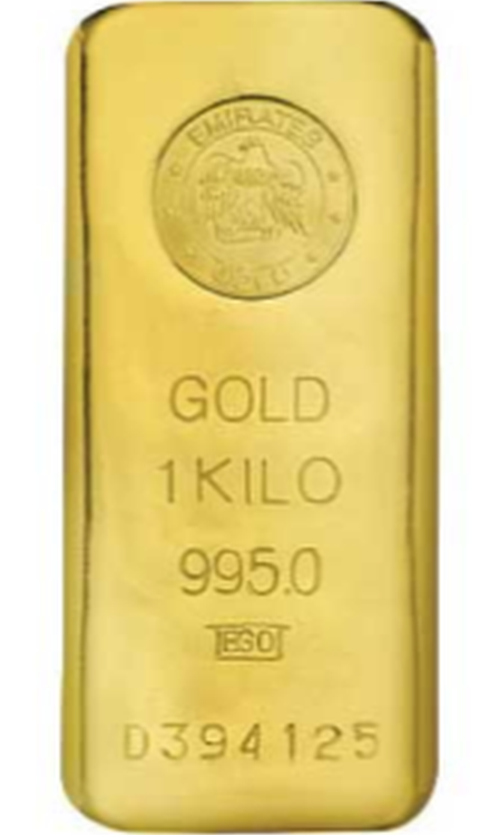 1kg Gold Bar 995.0 - Emirates