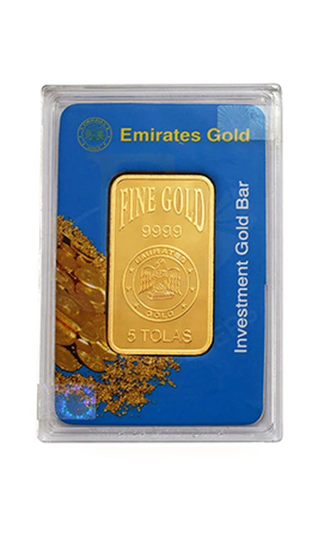 5 Tolas Gold Bar - Emirates