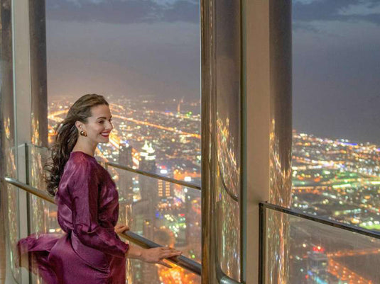 Burj Khalifa, 124e étage, heures de pointe. (Billet uniquement)