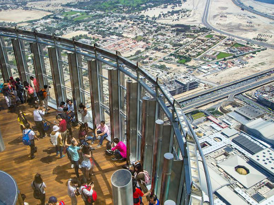 Burj Khalifa, 124e étage, heures de pointe. (Billet uniquement)
