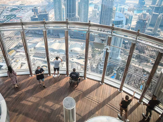Burj Khalifa, 124e étage, heures de pointe. (Billet uniquement)