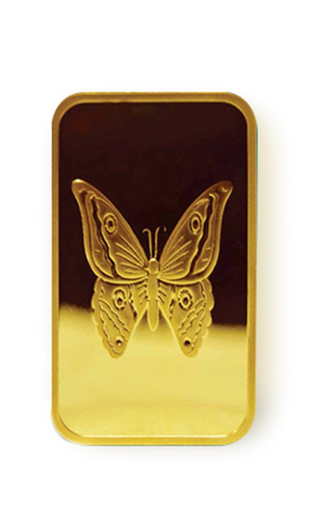 2.5gm Gold Bar 999.9 - Al Etihad, BUTTERFLY