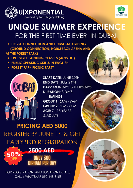 U|X DUBAI SUMMER CAMP
