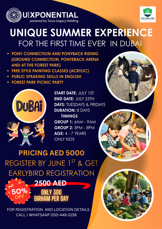 U|X DUBAI KIDS SUMMER CAMP