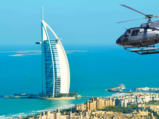 Passeio de helicóptero em Dubai (base de compartilhamento apenas de ingressos)