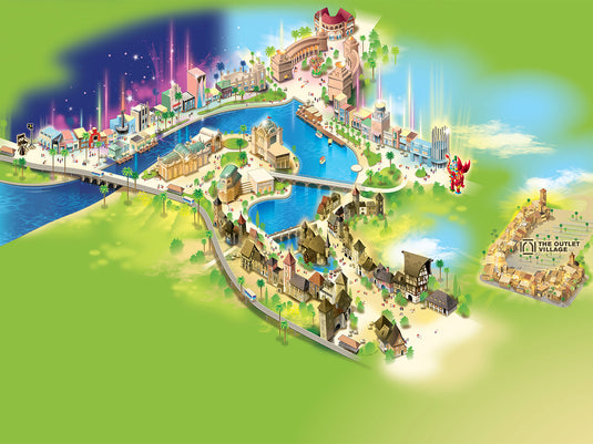Parques e Resorts de Dubai (somente ingresso)