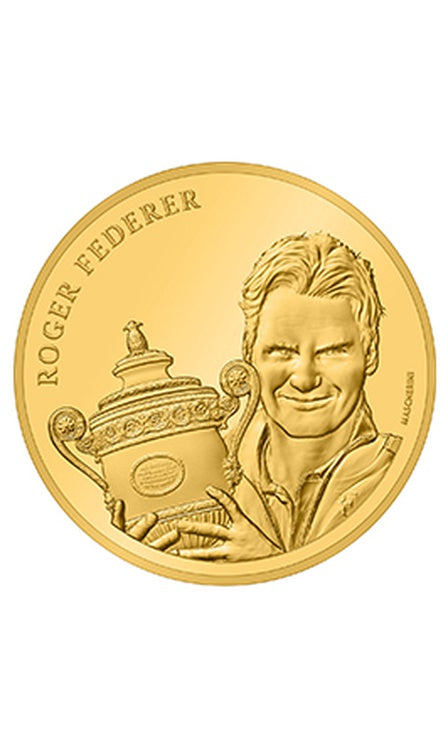 50 Swiss Francs Gold Coin – Swissmint - Roger Federer